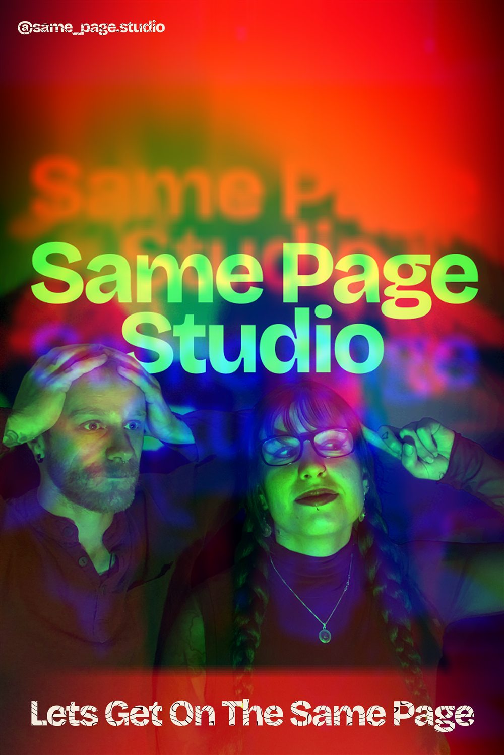 Same Page Studio — the two of us